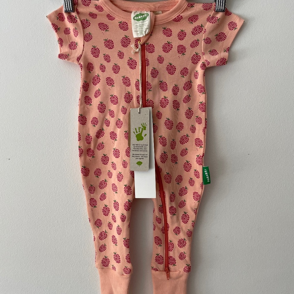 Parade Organics Zip Romper NWT